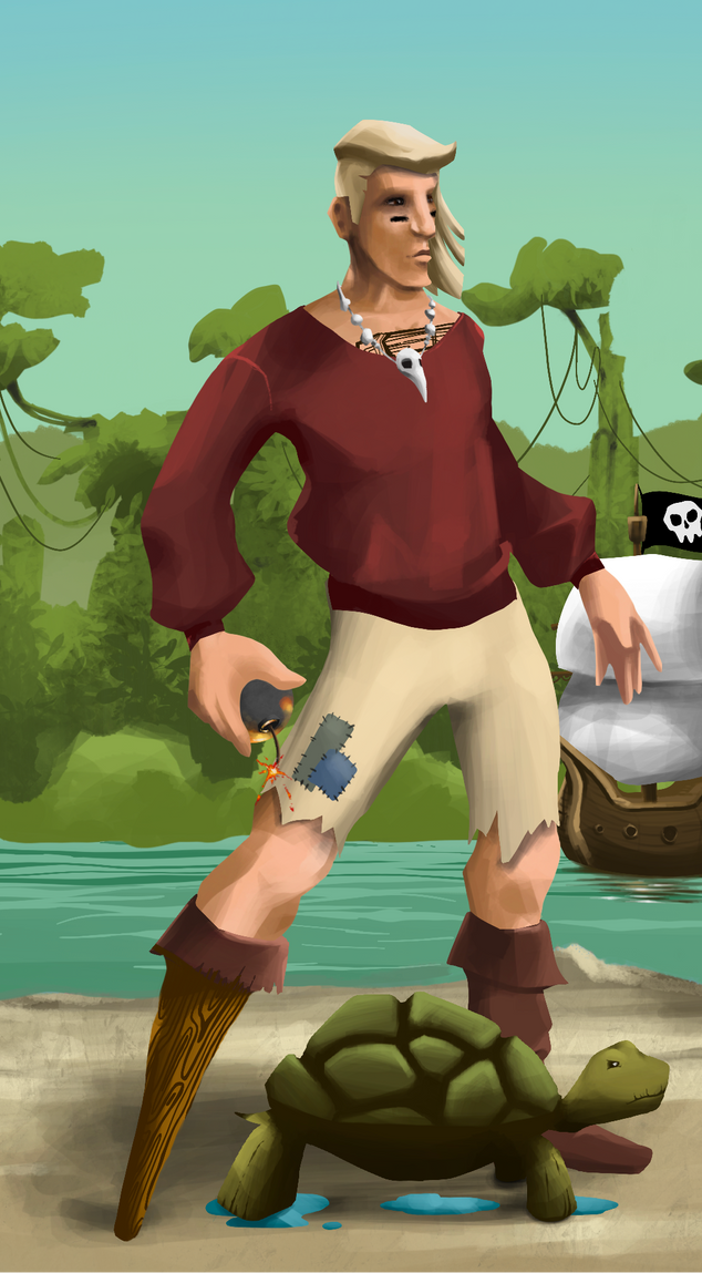 AlgoSeas Pirate #32281 NFT on Algorand