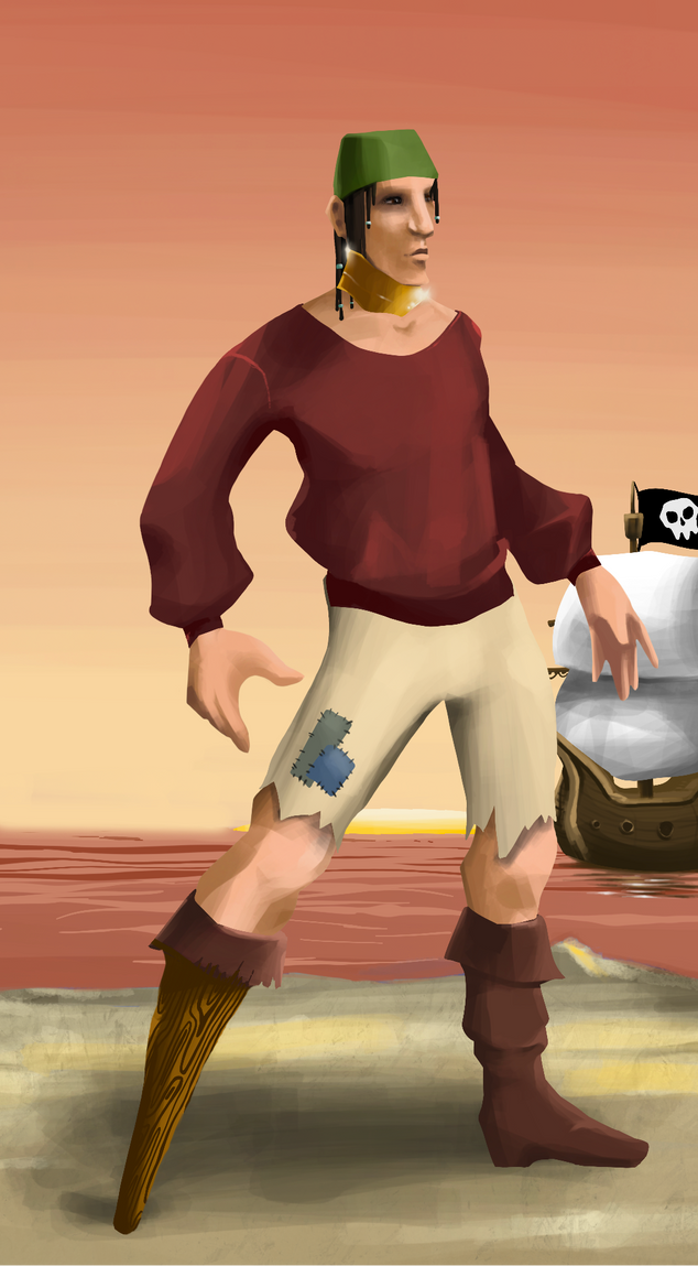 AlgoSeas Pirate #32292 NFT on Algorand