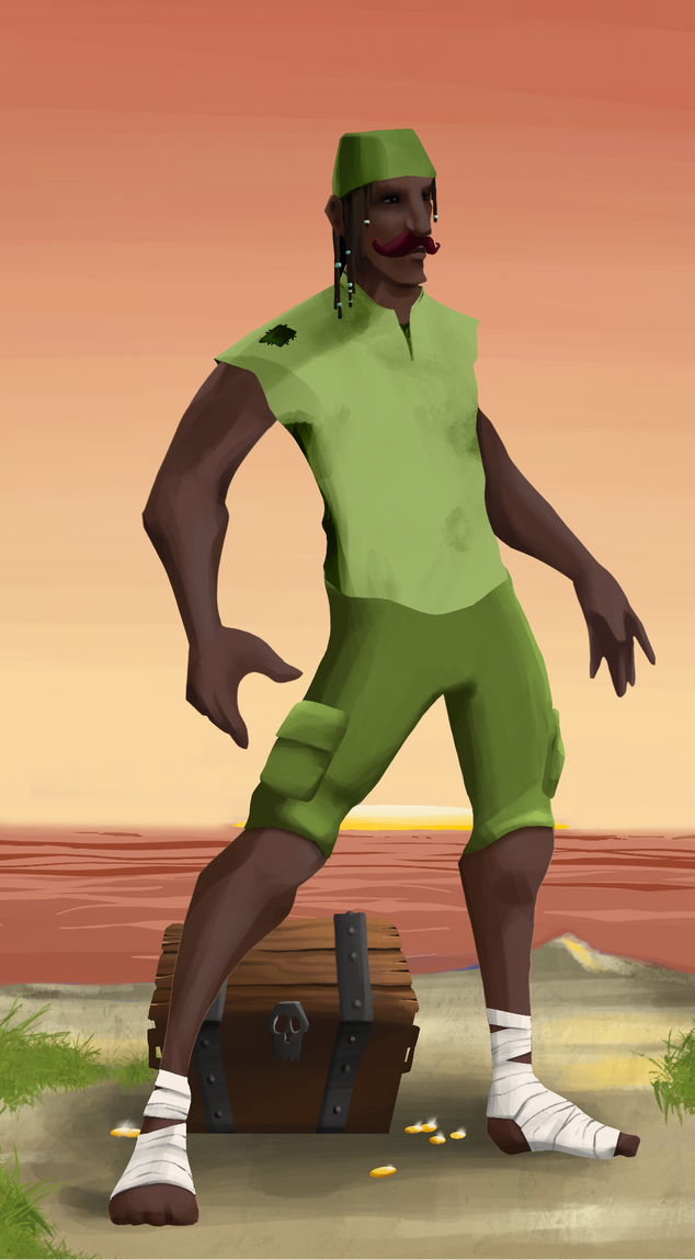 AlgoSeas Pirate #32294 NFT on Algorand