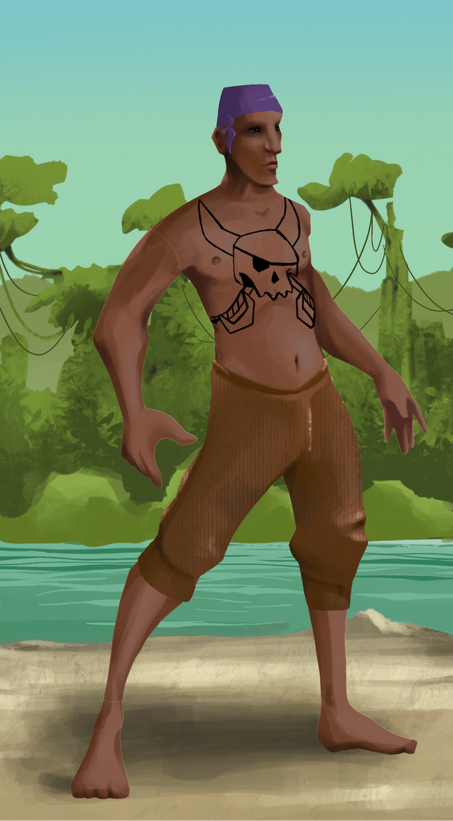 AlgoSeas Pirate #32297 NFT on Algorand