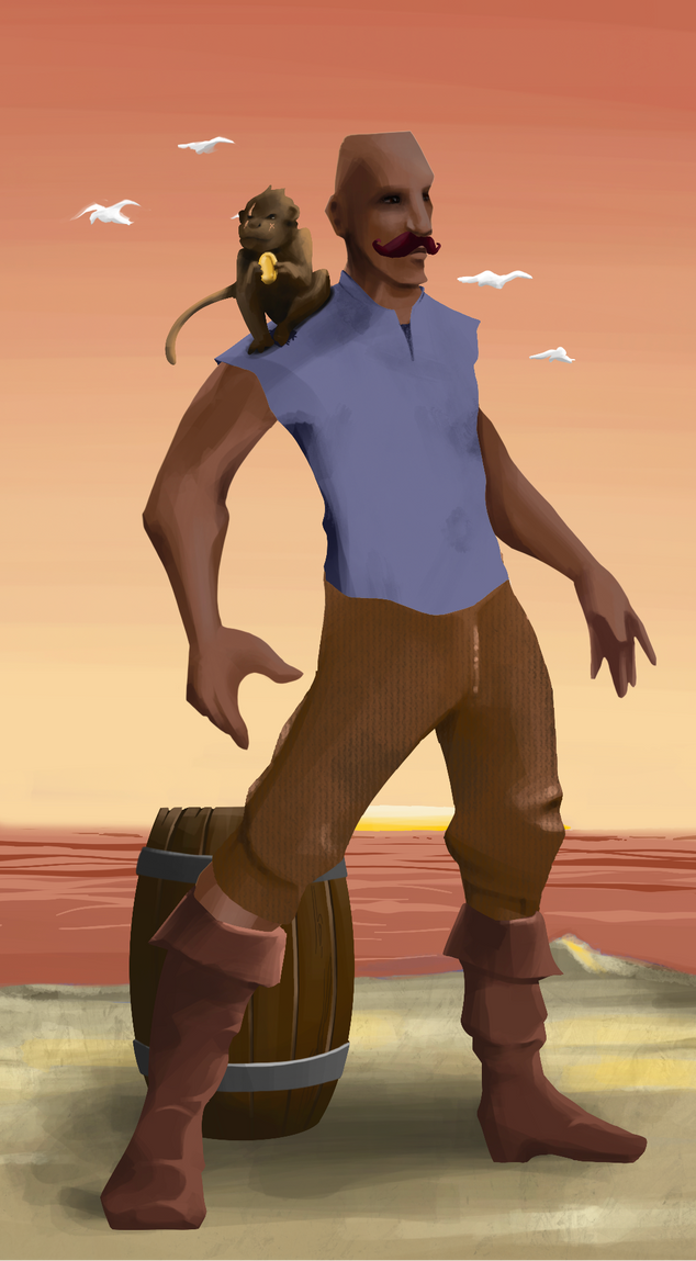 AlgoSeas Pirate #32319 NFT on Algorand