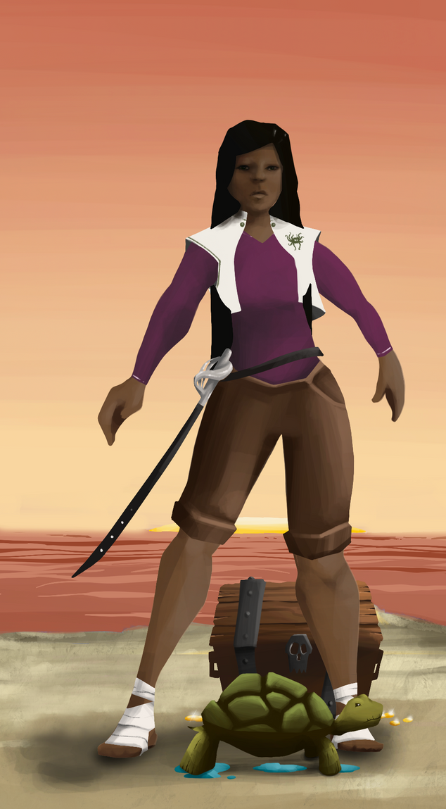 AlgoSeas Pirate #32433 NFT on Algorand