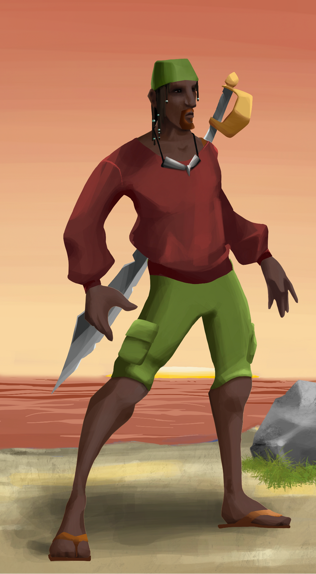 AlgoSeas Pirate #32435 NFT on Algorand