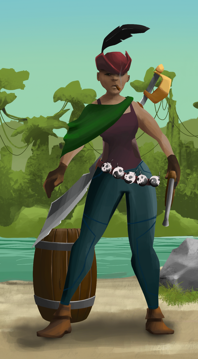 AlgoSeas Pirate #32452 NFT on Algorand