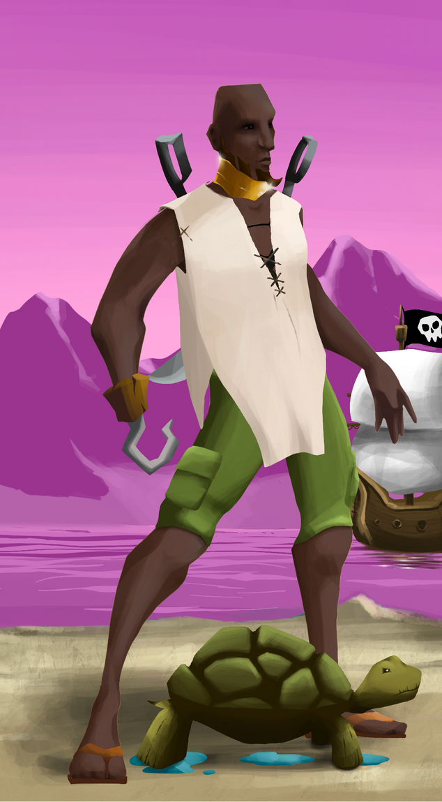 AlgoSeas Pirate #32461 NFT on Algorand