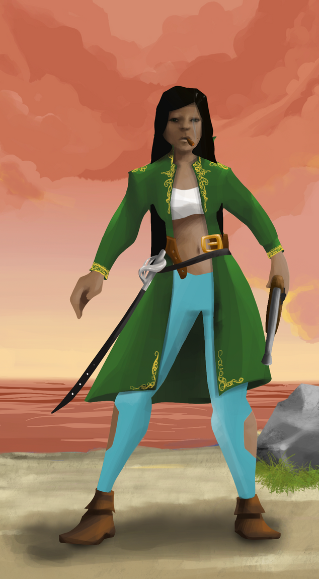 AlgoSeas Pirate #32472 NFT on Algorand