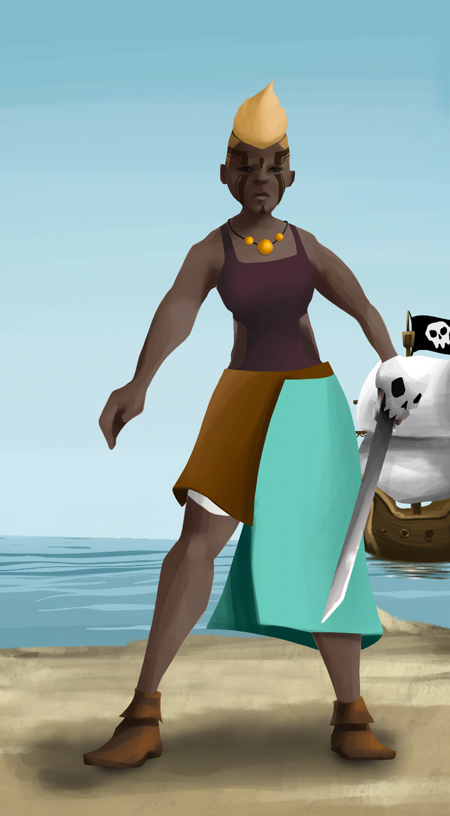 AlgoSeas Pirate #32565 NFT on Algorand