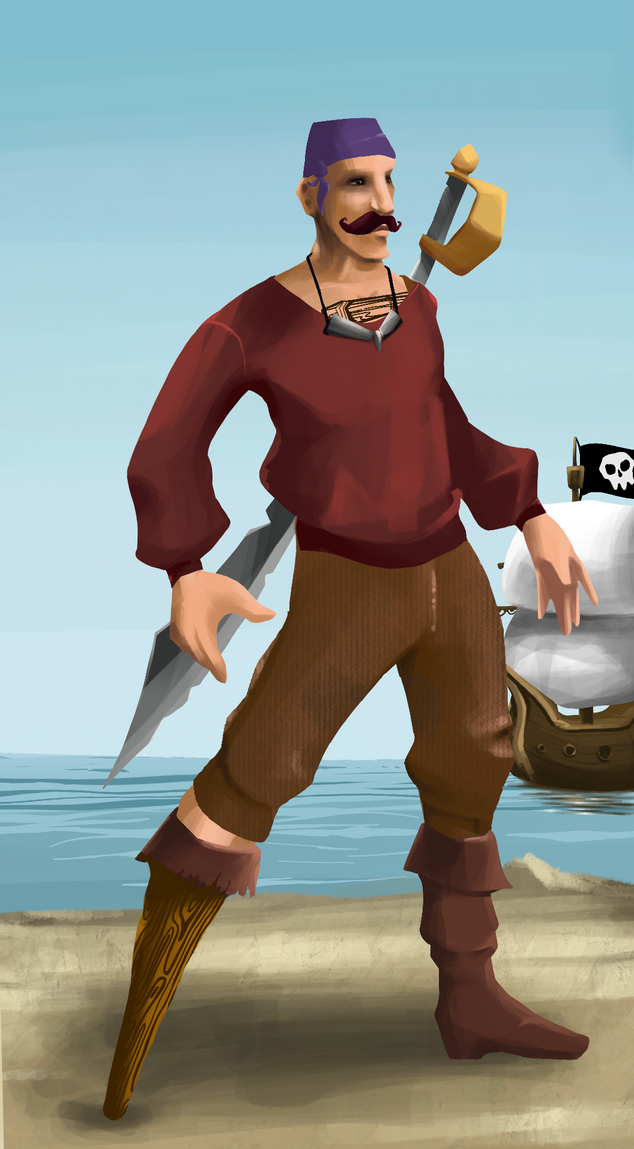 AlgoSeas Pirate #32595 NFT on Algorand