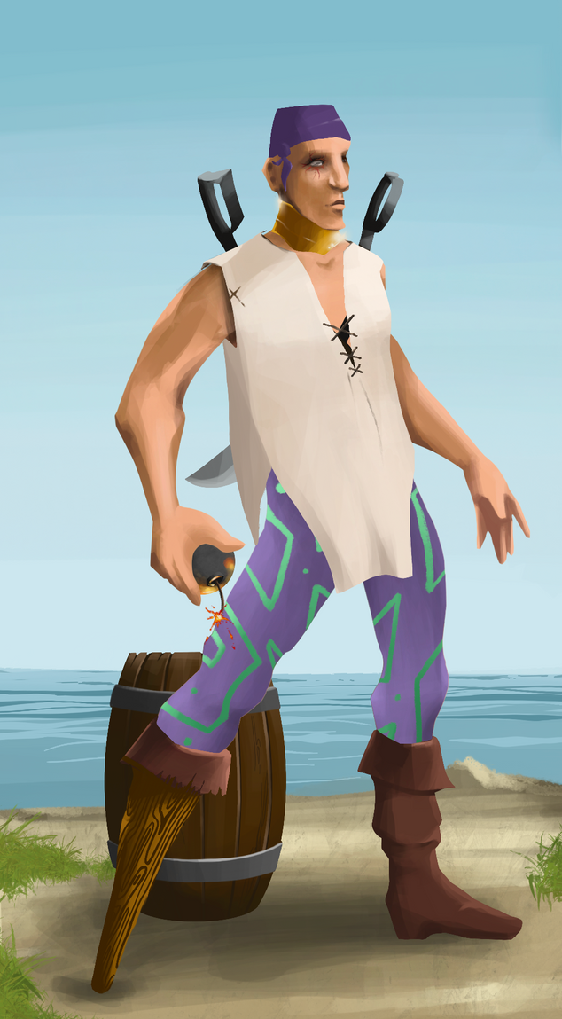 AlgoSeas Pirate #3260 NFT on Algorand