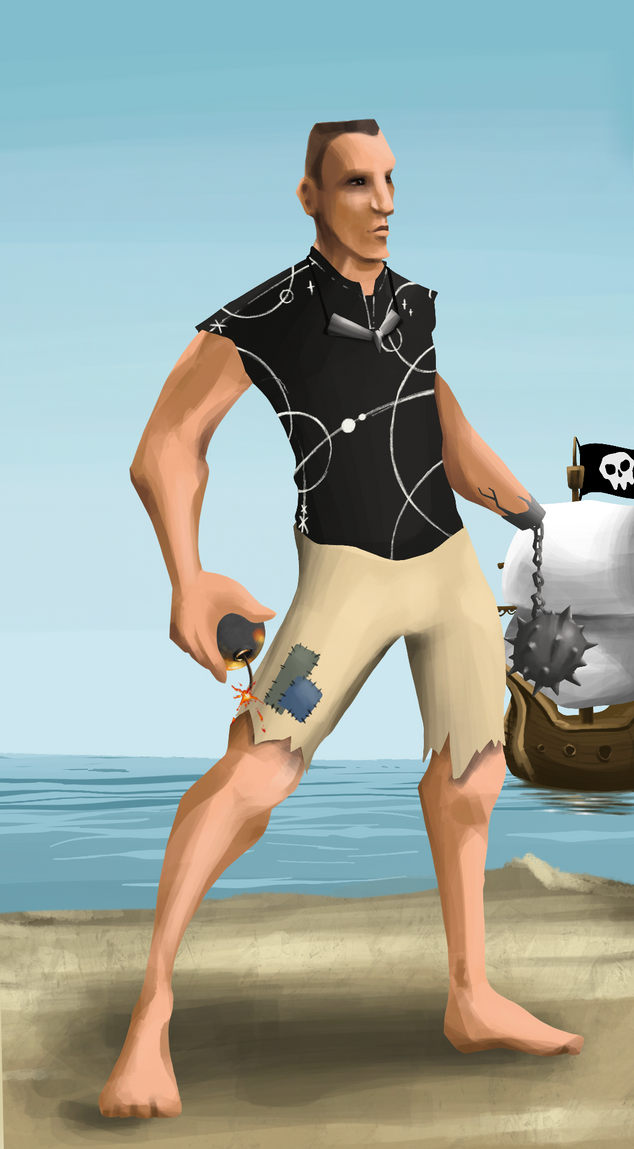 AlgoSeas Pirate #32615 NFT on Algorand