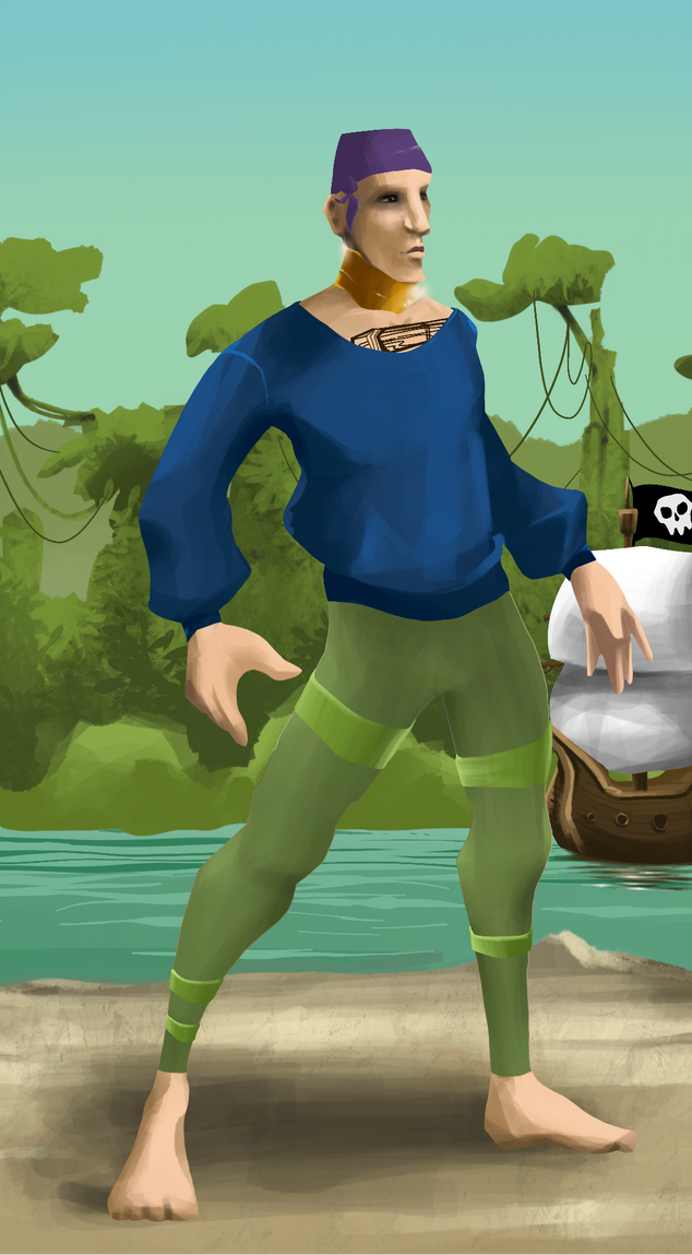 AlgoSeas Pirate #32661 NFT on Algorand