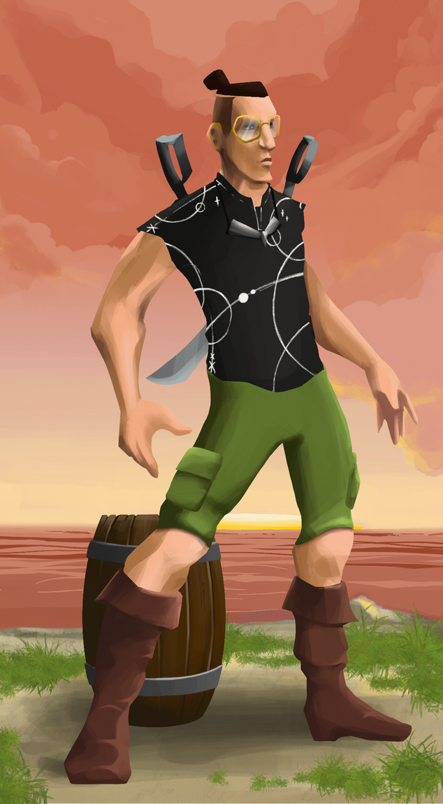 AlgoSeas Pirate #3267 NFT on Algorand