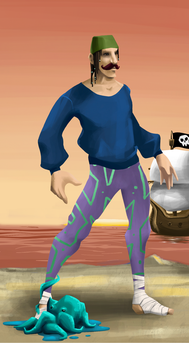 AlgoSeas Pirate #32672 NFT on Algorand