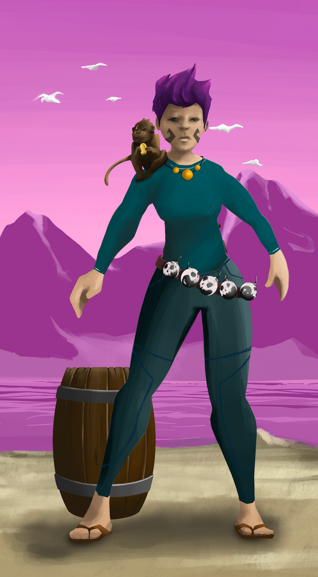 AlgoSeas Pirate #32673 NFT on Algorand