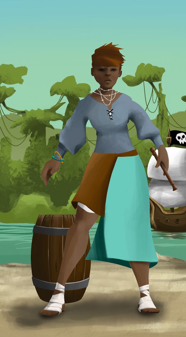 AlgoSeas Pirate #32697 NFT on Algorand