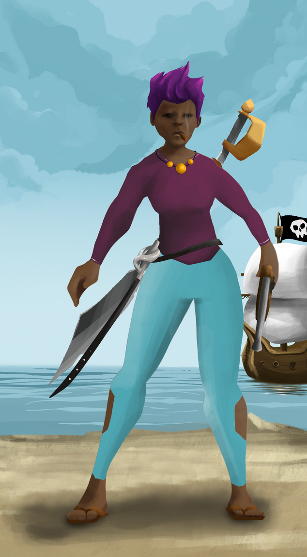 AlgoSeas Pirate #32698 NFT on Algorand