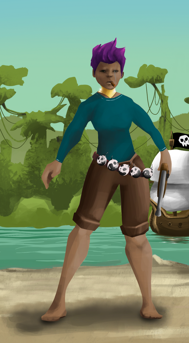 AlgoSeas Pirate #32718 NFT on Algorand