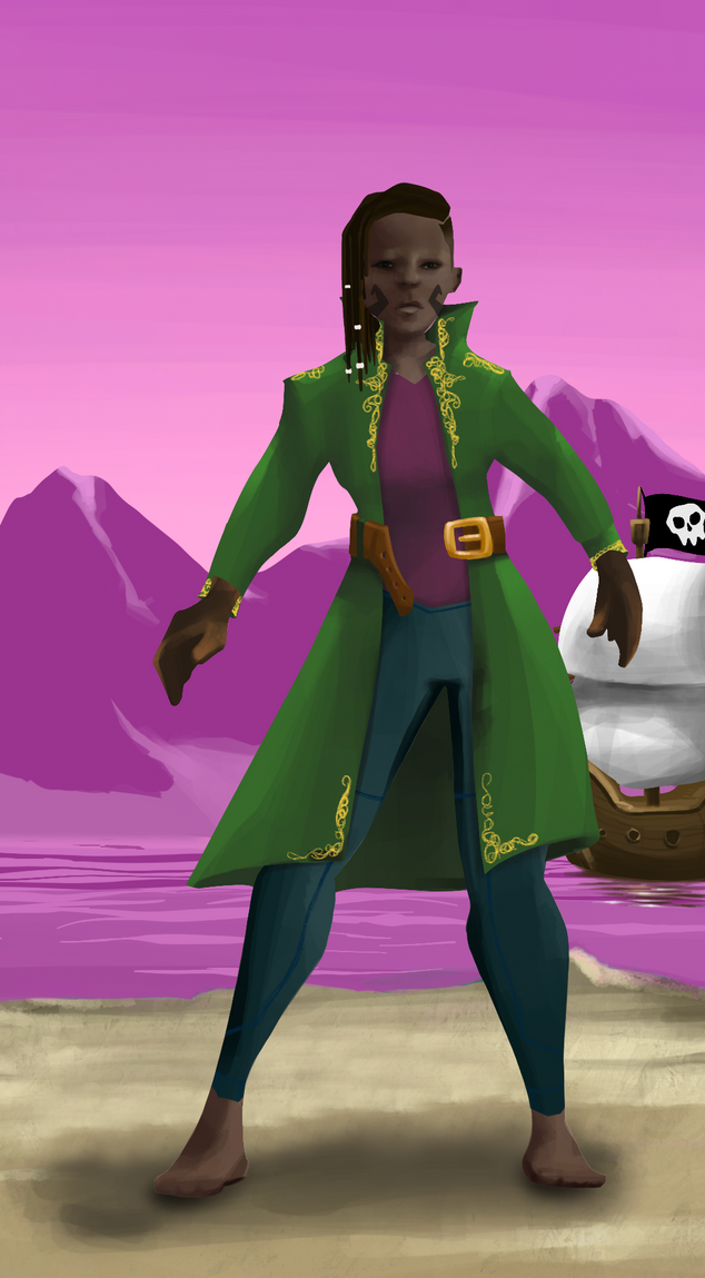 AlgoSeas Pirate #32743 NFT on Algorand