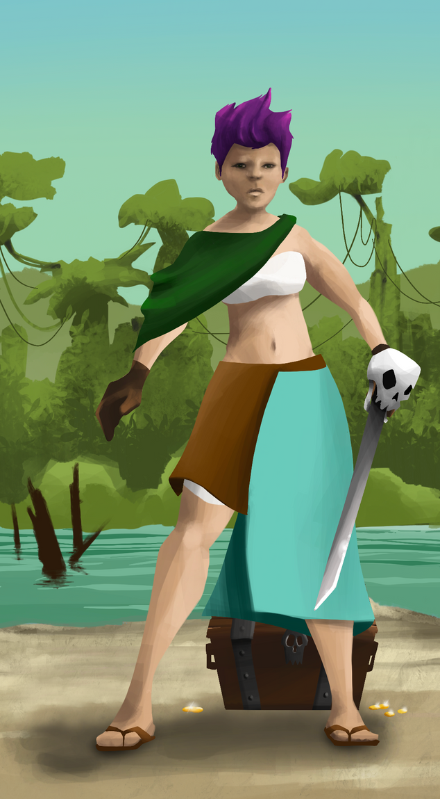 AlgoSeas Pirate #32758 NFT on Algorand