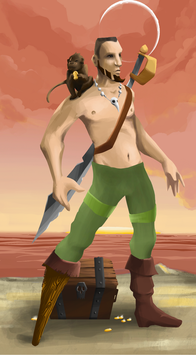 AlgoSeas Pirate #32829 NFT on Algorand