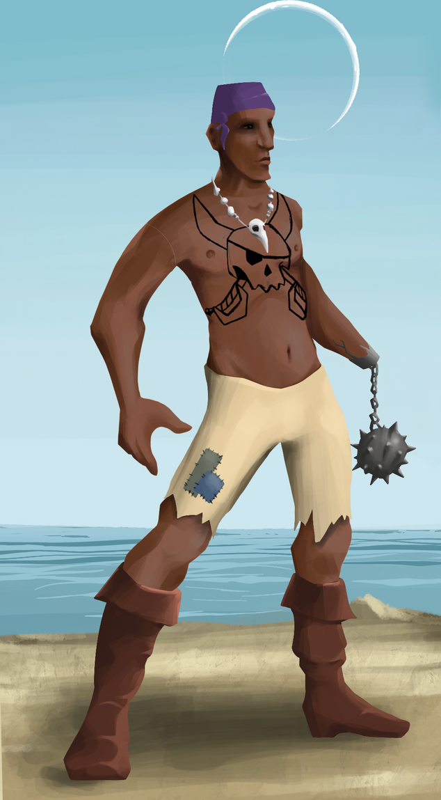 AlgoSeas Pirate #3286 NFT on Algorand