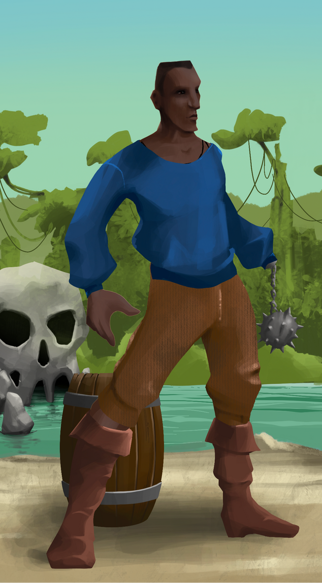 AlgoSeas Pirate #32897 NFT on Algorand