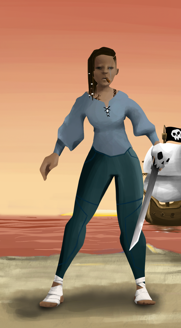 AlgoSeas Pirate #32903 NFT on Algorand