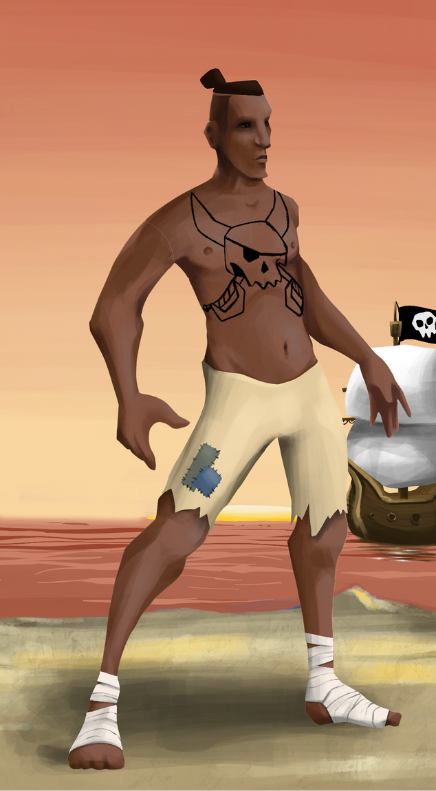 AlgoSeas Pirate #3291 NFT on Algorand