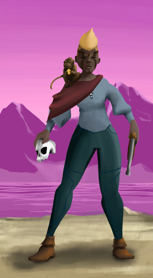 AlgoSeas Pirate #3298 NFT on Algorand