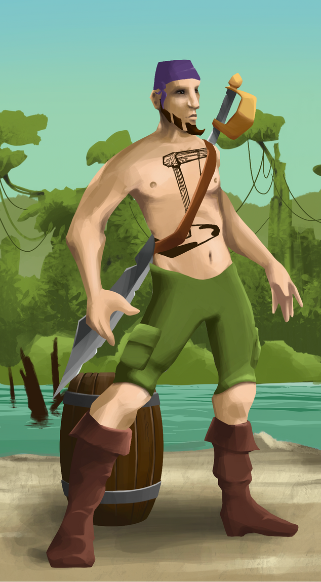 AlgoSeas Pirate #3300 NFT on Algorand