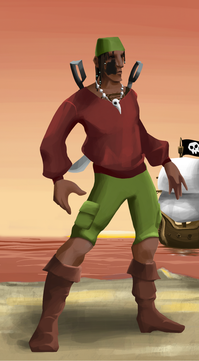 AlgoSeas Pirate #33004 NFT on Algorand