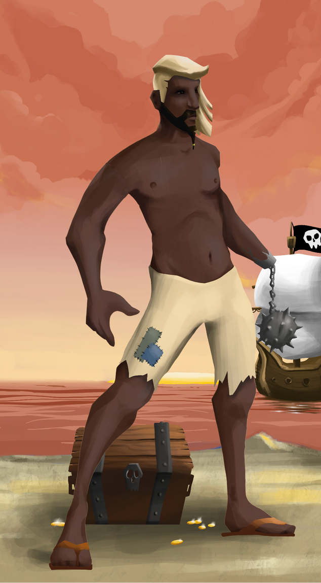 AlgoSeas Pirate #33014 NFT on Algorand