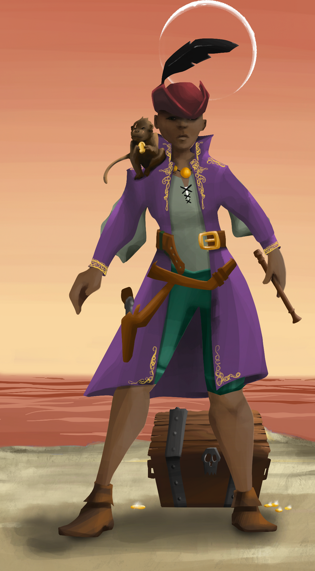 AlgoSeas Pirate #33028 NFT on Algorand