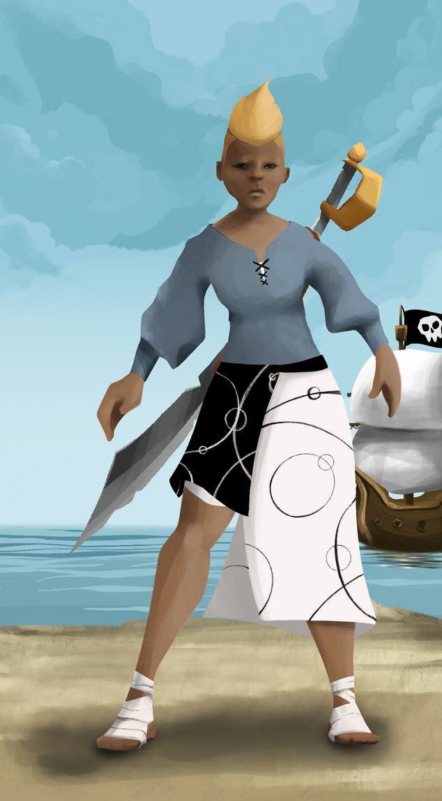 AlgoSeas Pirate #33049 NFT on Algorand