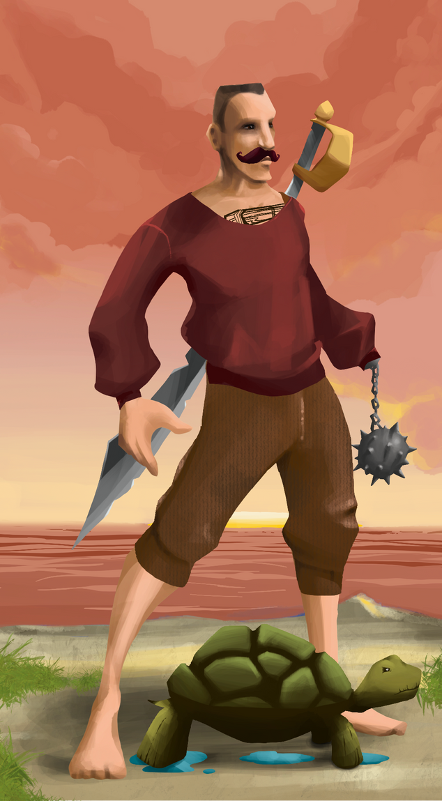 AlgoSeas Pirate #3306 NFT on Algorand