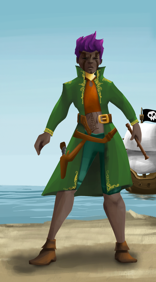 AlgoSeas Pirate #33065 NFT on Algorand