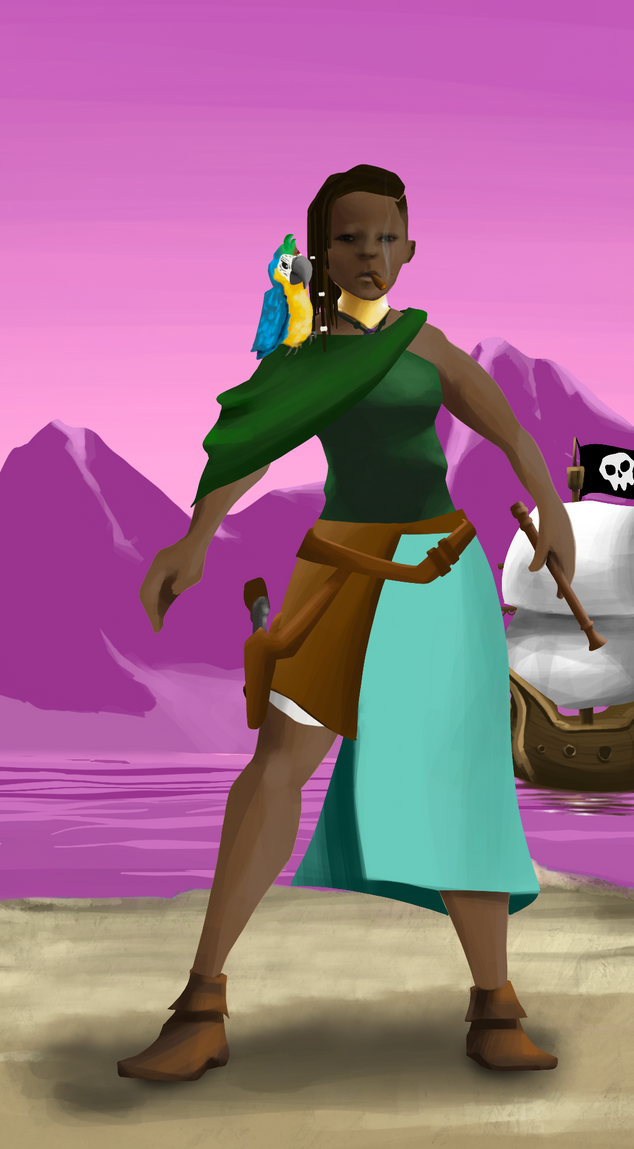 AlgoSeas Pirate #33067 NFT on Algorand