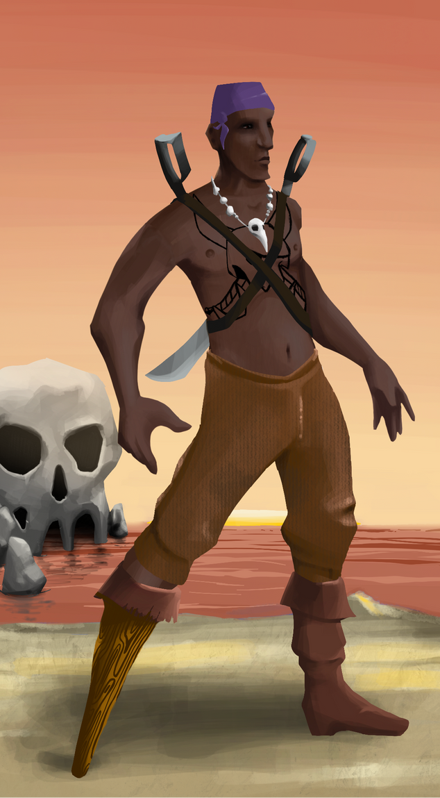 AlgoSeas Pirate #33068 NFT on Algorand