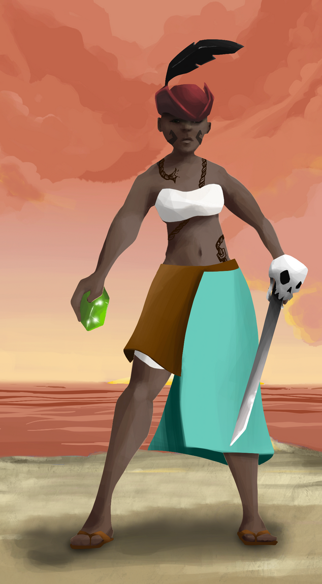 AlgoSeas Pirate #33077 NFT on Algorand