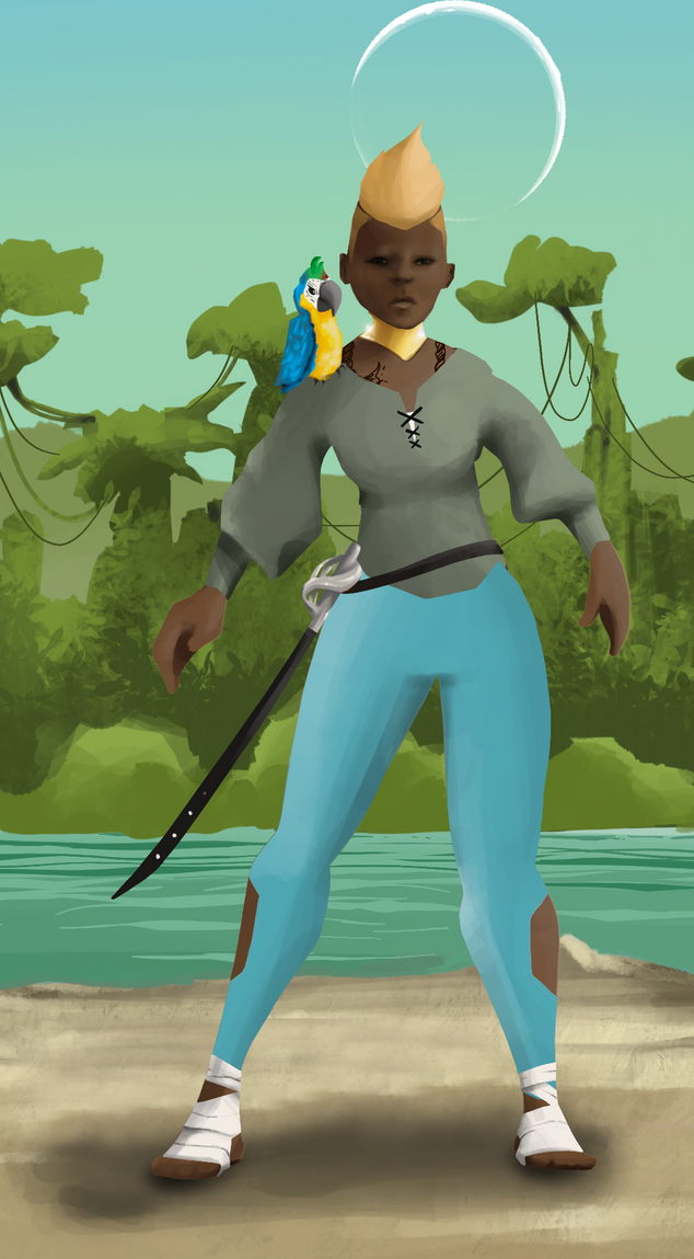 AlgoSeas Pirate #33087 NFT on Algorand