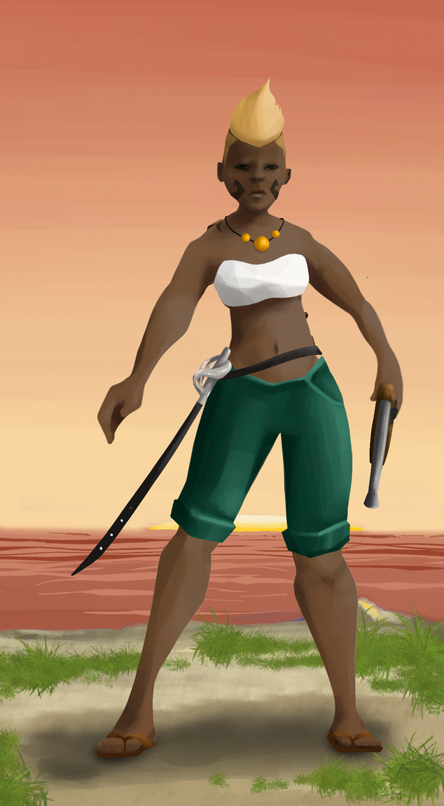 AlgoSeas Pirate #33093 NFT on Algorand