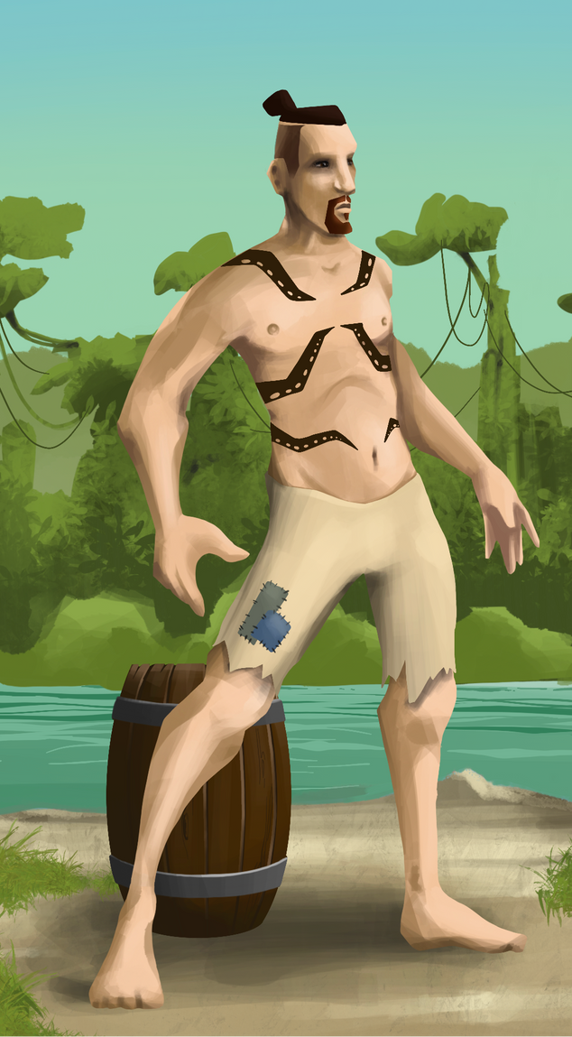 AlgoSeas Pirate #33096 NFT on Algorand