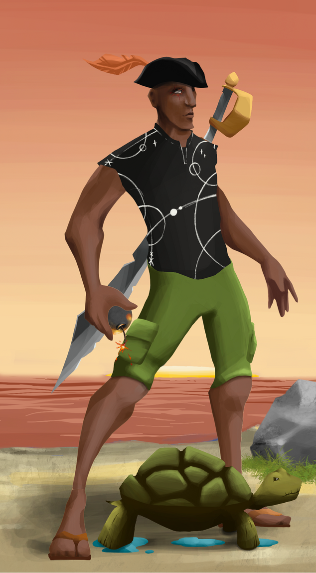 AlgoSeas Pirate #33146 NFT on Algorand