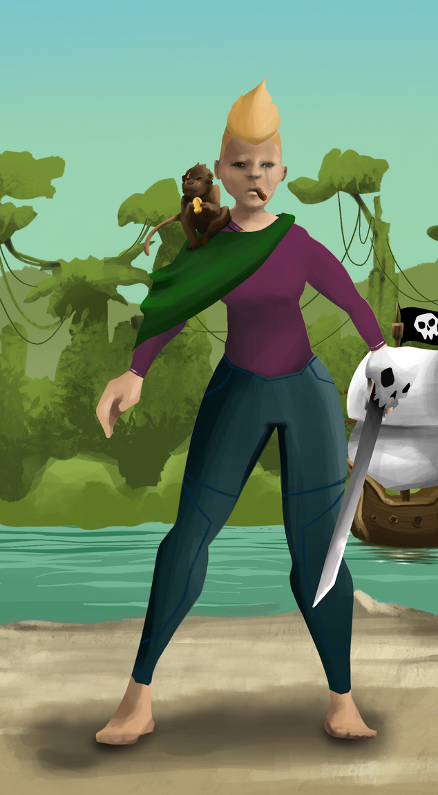 AlgoSeas Pirate #33170 NFT on Algorand