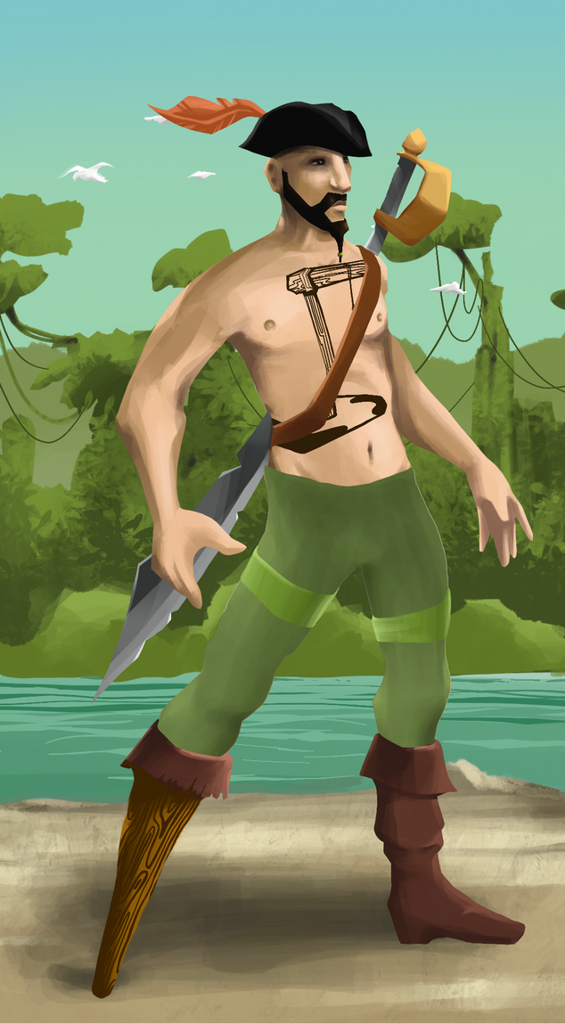 AlgoSeas Pirate #33184 NFT on Algorand