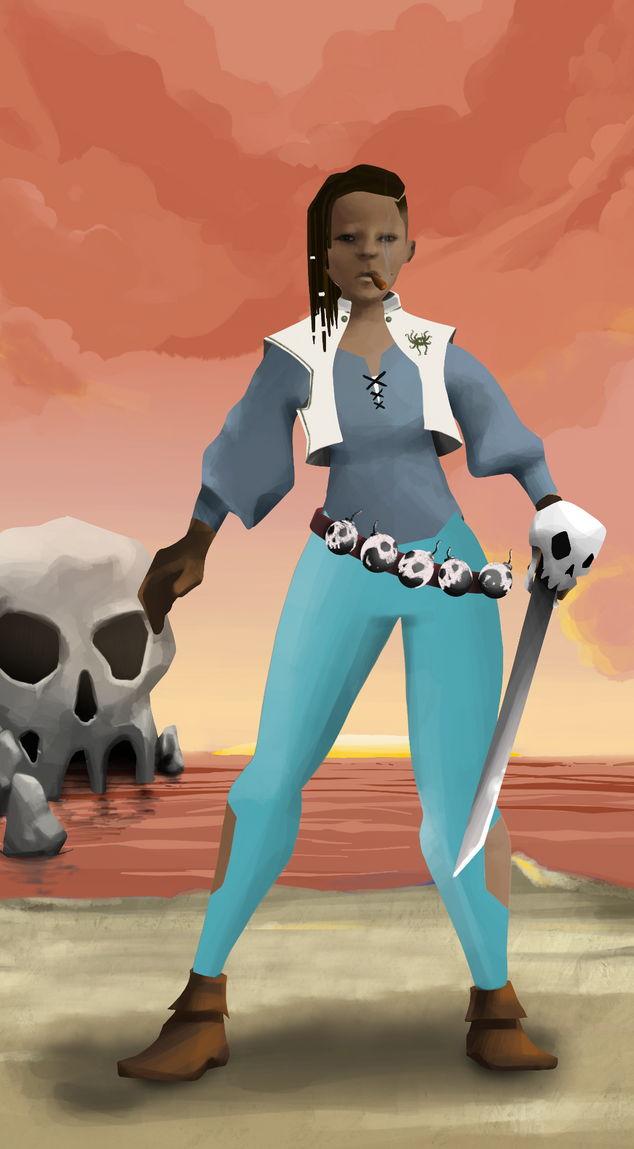 AlgoSeas Pirate #33205 NFT on Algorand