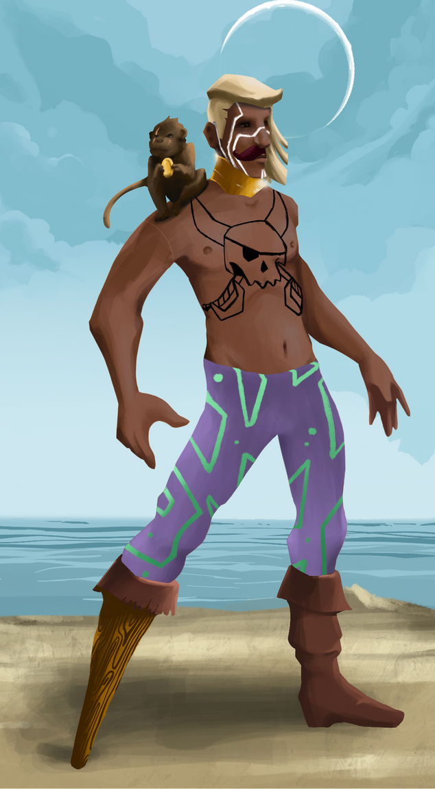 AlgoSeas Pirate #33206 NFT on Algorand