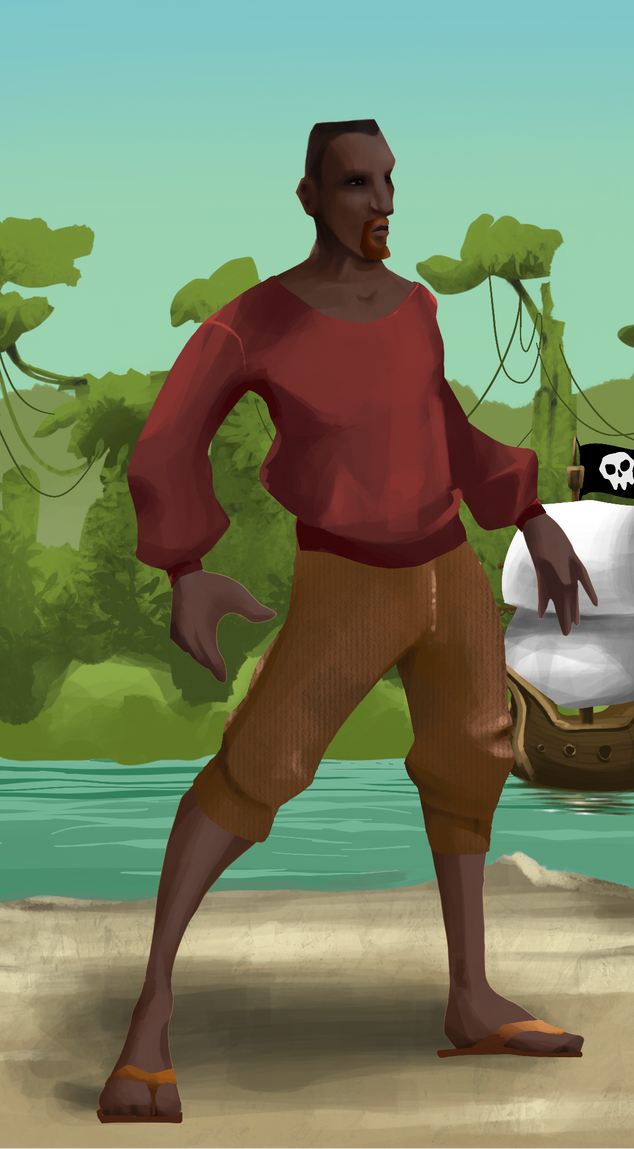 AlgoSeas Pirate #33227 NFT on Algorand