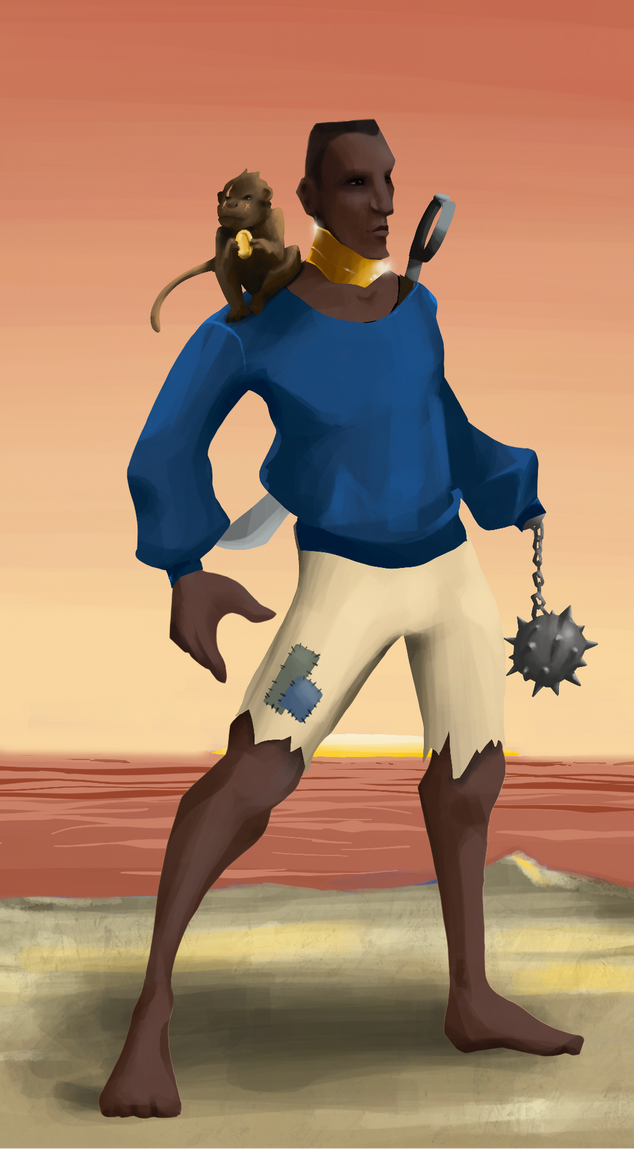 AlgoSeas Pirate #33258 NFT on Algorand