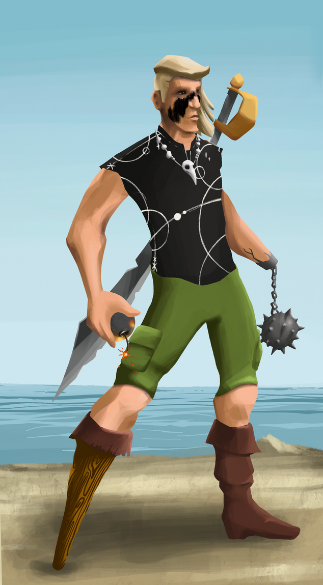 AlgoSeas Pirate #33264 NFT on Algorand